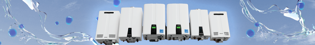 alt text="Banner with water heaters"