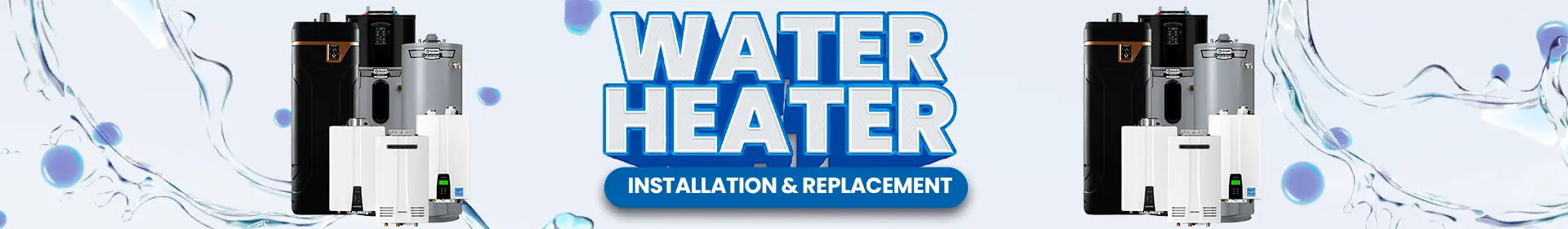 alt text="Banner featuring Tempo Air water heater units"