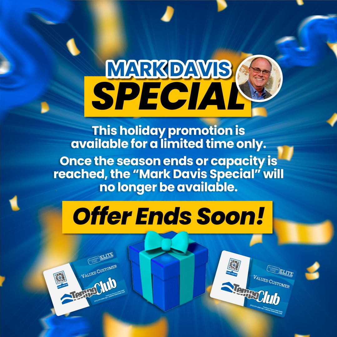 alt text="Square image titled with the headline “Act Fast — Offer Ends Soon!” showing a blue background with golden confetti for the Mark Davis Special."